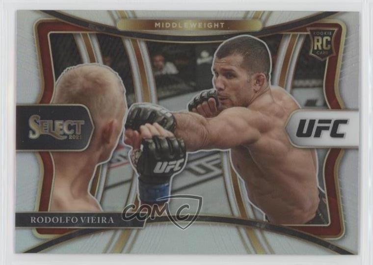 2021 Panini Select UFC Premier Level Silver Prizm Rodolfo Vieira #188 Rookie RC