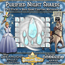 🌎 Disney Dreamlight Valley 💎42 Stacks of Purified Night Shards 💎Extra Items🌎
