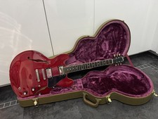 Burny RSA-65 Cherry ES-335 hardcase UPGRADES Epiphone