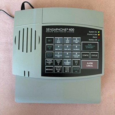 Sensaphone 400 Remote Monitoring System 4-Channel Auto Dialer FGD-0400
