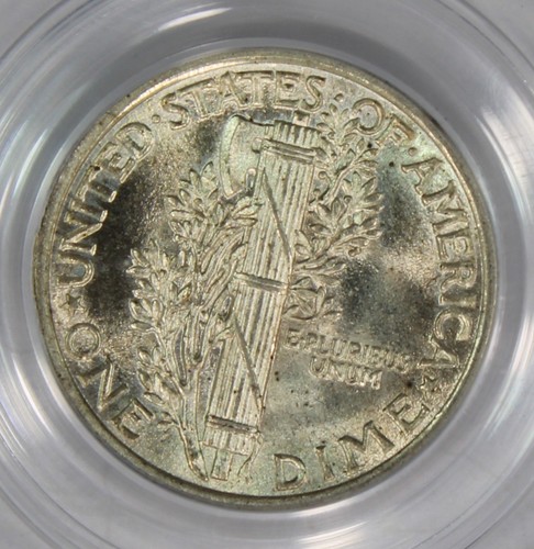 1916 Mercury Dime PCGS MS65 FB CAC - Picture 4 of 4