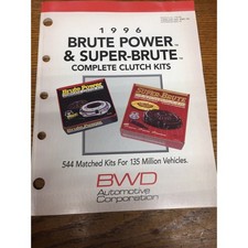 Vintage 1996 BWD Brute Power & Super clutch kit catalog