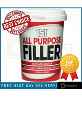 FILLER WHITE SMOOTH ALL PURPOSE GAP FILLER FOR WALLS INTERIOR EXTERIOR USE 750G