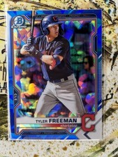 BCP-119 Tyler Freeman - 2021 Bowman Chrome Sapphire Base Refractor Prospect