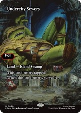 Foil Undercity Sewers (Borderless) - 20 - NM - Teenage Mutant Ninja Turtles S...