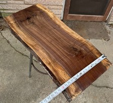 Black Walnut Slab/ Live Edge Walnut/ Craft Wood/ Live Edge Wood- J R