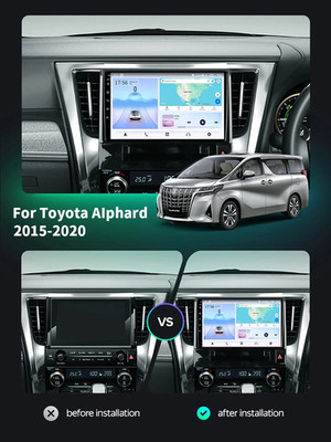 For Toyota Alphard 2015-2020 Stereo Car Radio Carplay GPS Navi Multimedia Screen