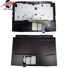 New For MSI Katana GF66 MS-1581 MS-1582 Upper Case Palmrest Red Backlit Keyboard
