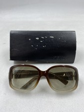 Fendi Black Brown Gradient Oversized Sunglasses