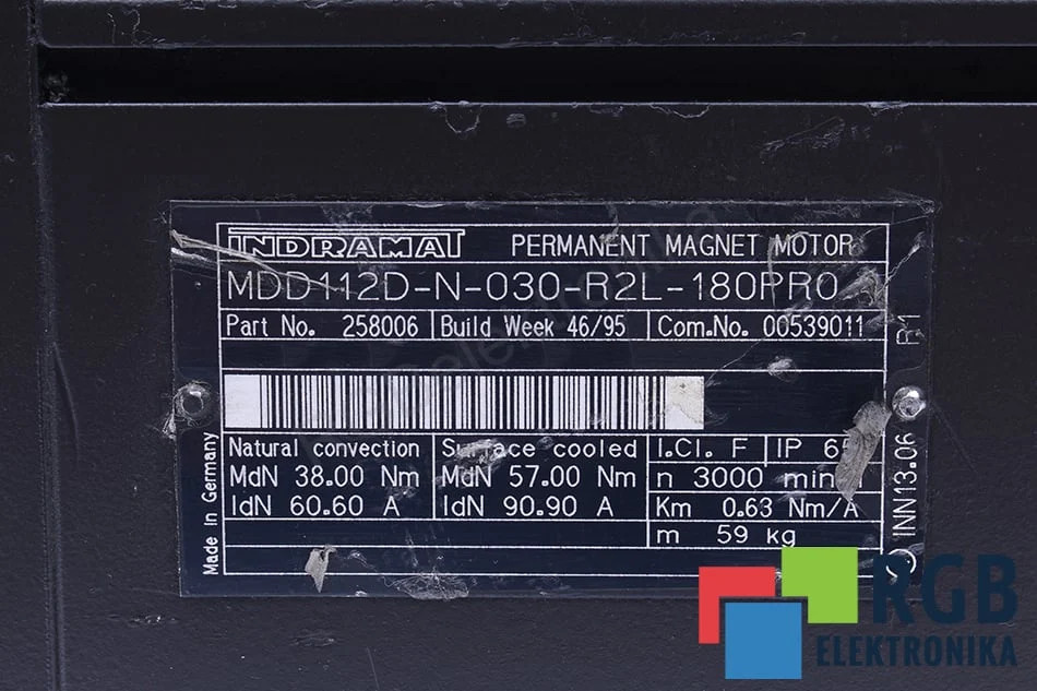 MDD112D-N-030-R2L-180PRO INDRAMAT - Reconditionné - Garantie 12 mois