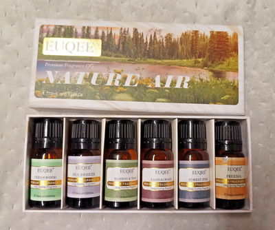 6*10ml.Ätherisches Öl Duftöl Aroma Floral Geschenkset Essential Nature Air Neu