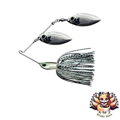 NEU Deps B Custom Double Wheelow Spinnerbait 5/8oz Green Crystal #16
