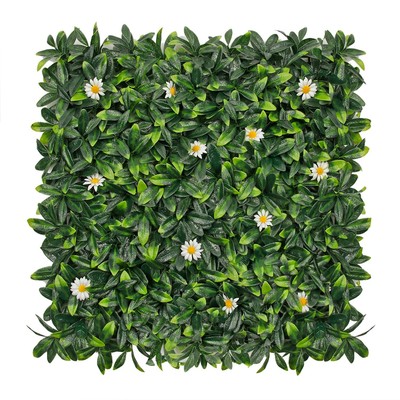 12pcs Artificial Plant Foliage Hedge Grass Mat Greenery Wall Fence Panel