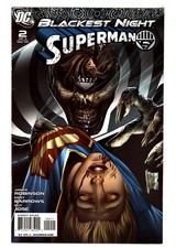 Blackest Night: Superman #2 VFNM 9.0 2009 Eddy Barrows Cover