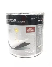 ProForce  Flexible Butyl All Weather Roof Patch and Repair Tape 6”/25”
