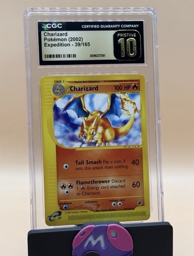 Charizard graded CGC 10 for sale on eBay