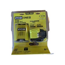 Ryobi ONE 18V 120-Watt 12V Automotive Power Inverter with Dual USB Ports Model
