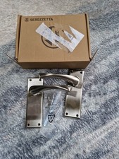 Serozzetta Door Handles Carlisle Brass New In The Box Polished Chrome Finish