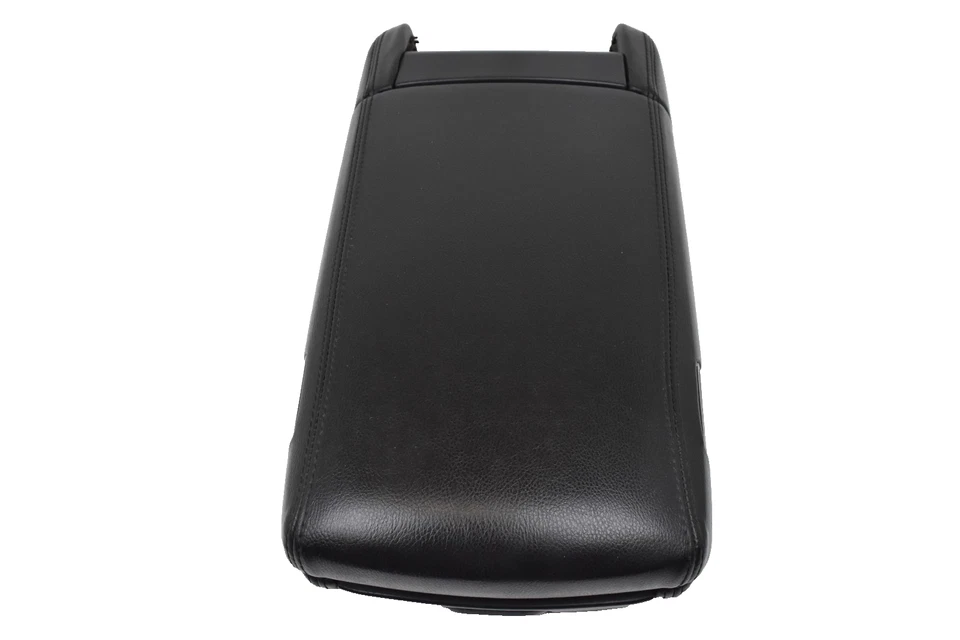 2002-2005 Infiniti Q45 Center Console Black Leather Armrest Lid Storage OEM - Image 2 of 4