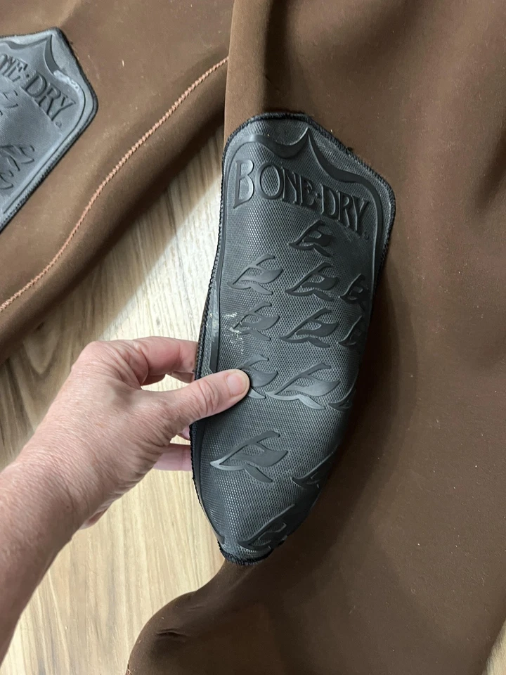 Bone Dry RedHead Neoprene Chest Waders Large Fishing Hunting Rubber Knee Pads - Image 3 of 4