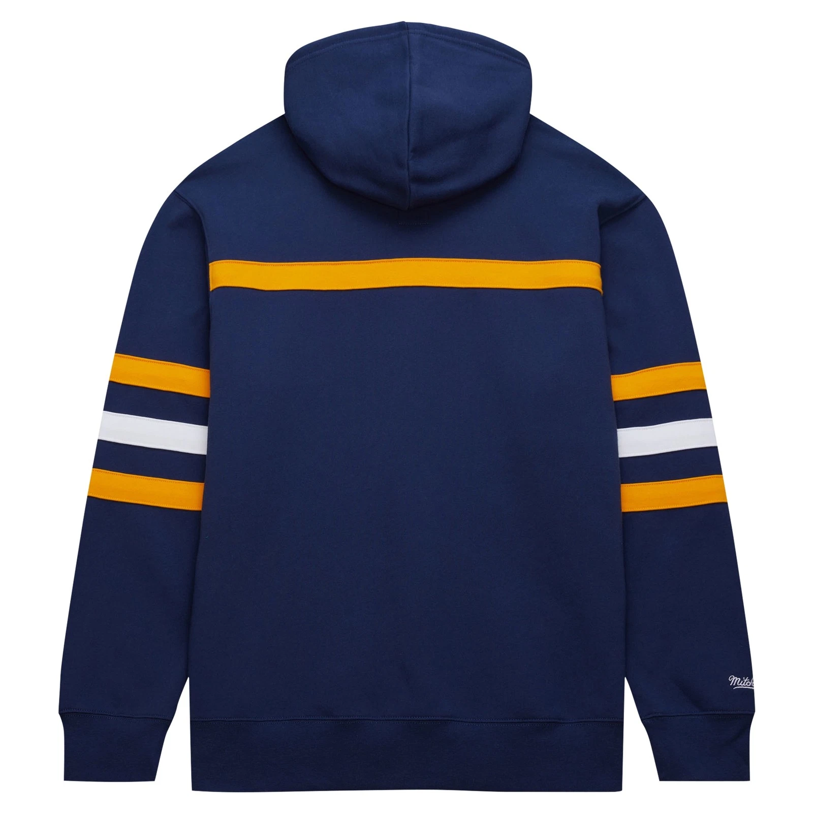Felpa con cappuccio pullover uomo Mitchell & Ness Navy Nashville Predators Head Coach