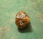 TORTOISE SHELL Chessex Rainbow d% Percentile Die OOP — photo 3