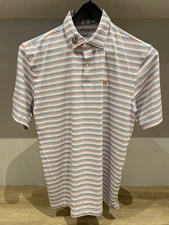 Scotty Cameron Peter Millar Scotty Dog Polo Shirt Small Seaside Circle T Striped