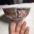 antique  octagonal Japanese Imari porcelain bowl 6” by Rinsai Kiln of Arita ware — photo 3