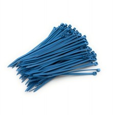 Blue Metal Detectable Cable Ties 100mm x 2.5mm Pack of 100
