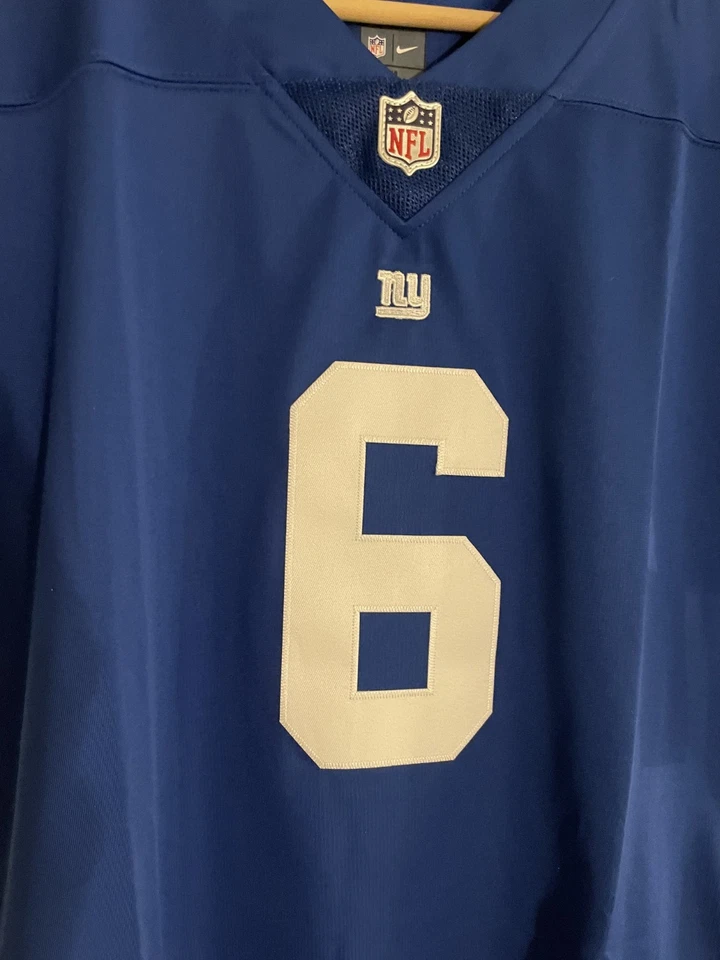 Camiseta New York Giants Jaxson Dart Royal Game - Youth GG nova com etiquetas - Imagem 3 de 4