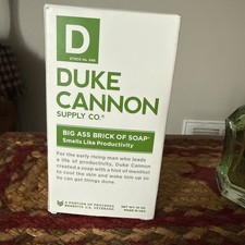 DUKE CANNON BIG ASS BRICK OF SOAP 10 OZ BAR - SMELLS LIKE PRODUCTIVITY - RARE