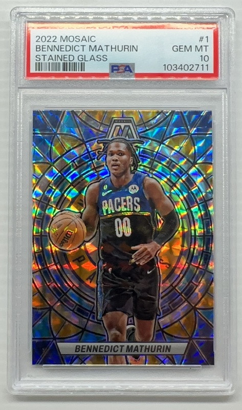 Bennedict Mathurin 2022 Mosaic #1 Stained Glass /(SSP) Price Guide 