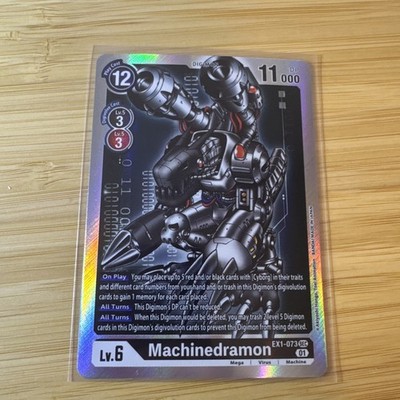 Machinedramon EX1-073 SEC Digimon CCG | Classic Collection NM Foil
