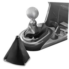 Car Shift Boot Cover, Suede Leather Shift Knob Boot Dust Cover, Black