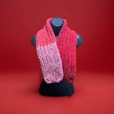 Handmade Knitted Colorblock Rectangular Scarf