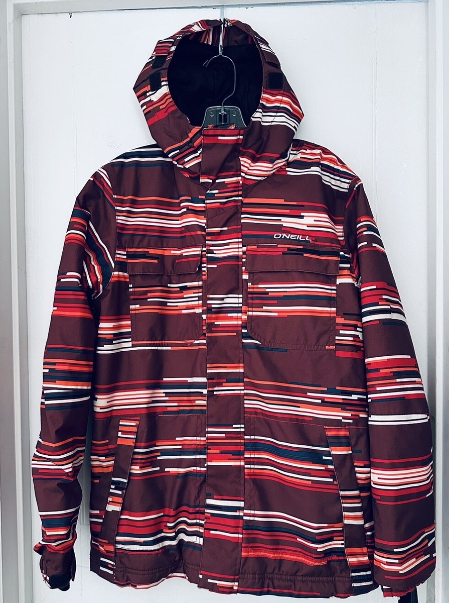 unisex M【O'Neill】 スノボウェア　ジャケット　＊used Vintage O'neill Nylon Hooded Surf Snowboard Jacket Size Large Ski