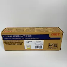 Okidata OKI C612 Toner Cartridge Yellow 46507501 OEM