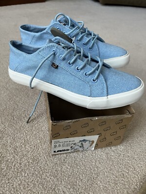 New Women s Lamo Sky Blue Vita EW1910 Canvas Sneakers Size 9.5 Medium
