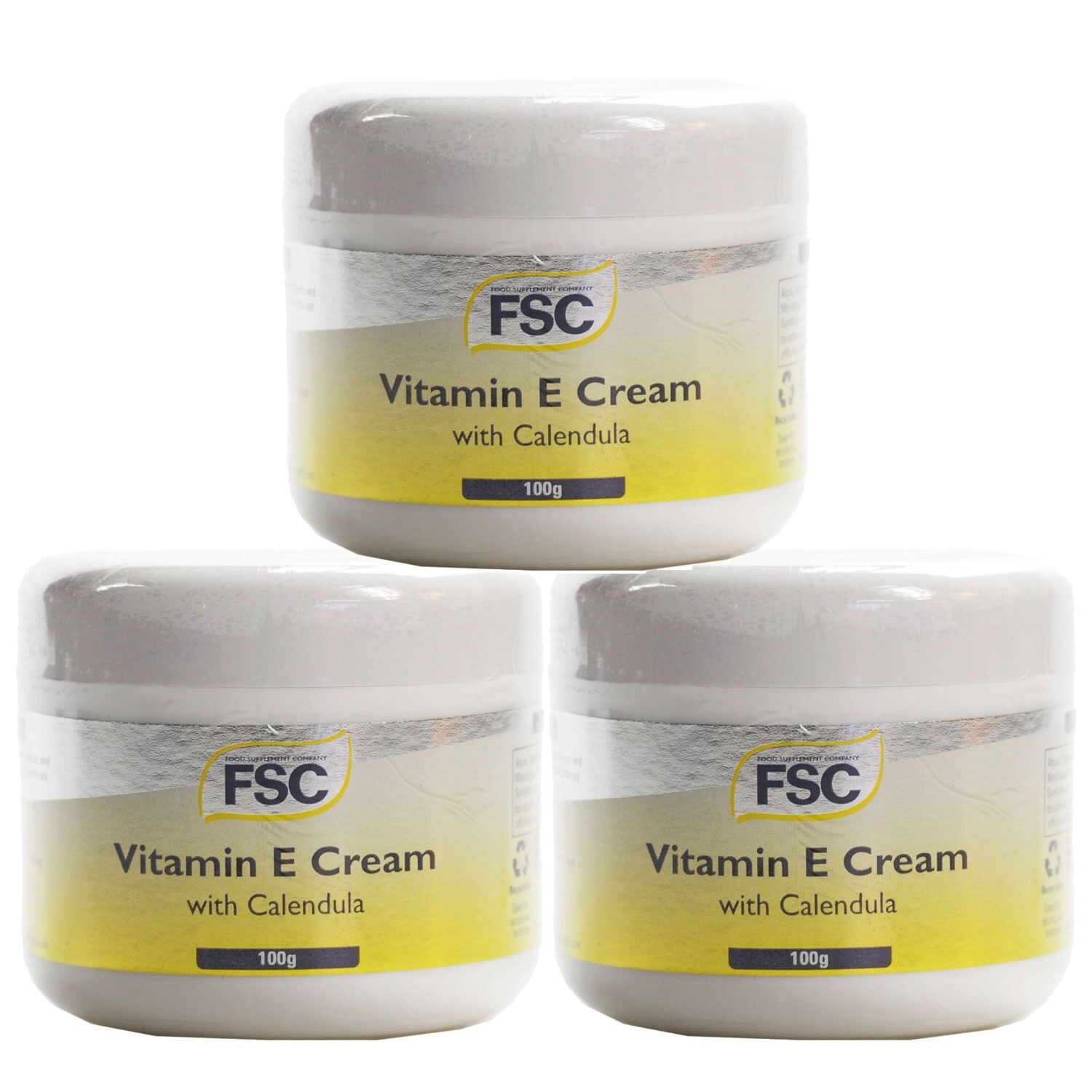 FSC Vitamin E Cream with Calendula 3 x 100g