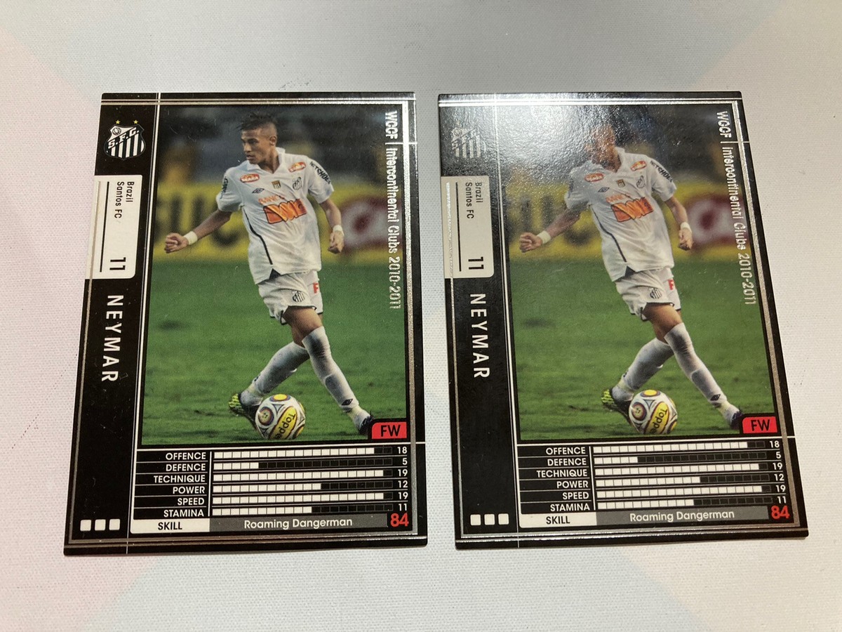 LOT2 Neymar Cards Set Neymar 2010-2011 Rookie Card Panini WCCF