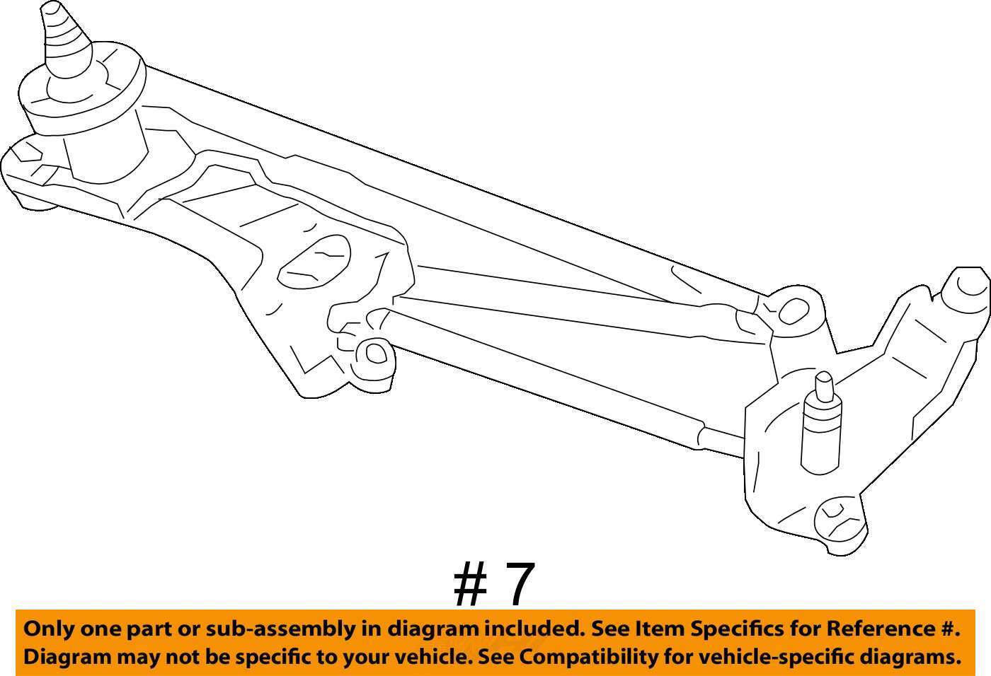 Used Windshield Wiper Linkage fits 2017 Toyota Sienna Grade A eBay