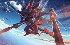 Anime gundam robot mechs Custom Gaming Mat Desk