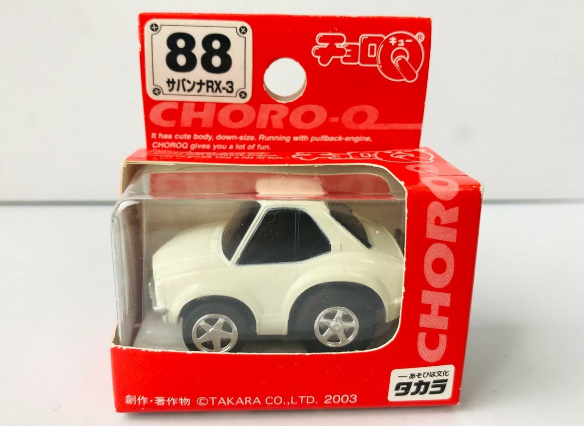 TAKARA Choro #88 Mazda Savanna RX-3 (White) Pullback Car Penny