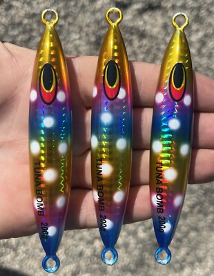 SALE Lot 200g. BLUEFIN  TUNA  Bomb  KNIFE JIGS - Eddie Heavy  See My Other Items