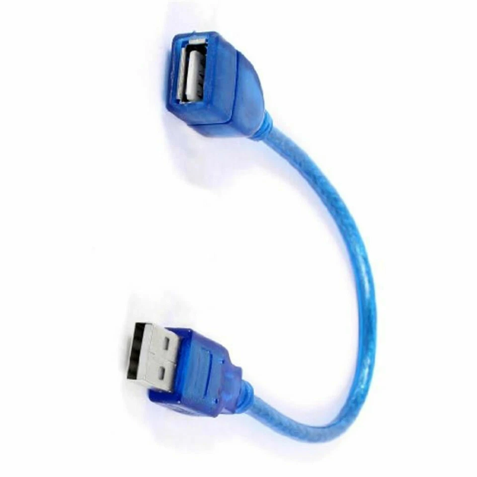 USB 2.0 Extension Male to Female Connector Cable for Mouse/Keyboard/Camera Blue - Image 2 of 4