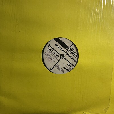 GIORGIO PREZIOSO get On Up vinile 12 Mix  DBM DEPARTMENT￼