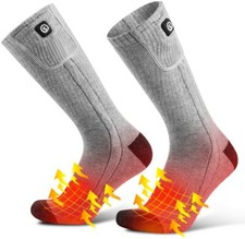 Heated Socks for Men Women, Electric Heat Foot Warmer Rechargeable Battery Mediu