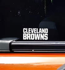 Cleveland Browns Vinyl Decal Nfl Football Sticker For Car Window Laptop