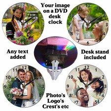 Photo gift idea dvd desk clock. Logo, holiday, pets - Free P&P