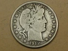 VG 1912-s Barber Half Dollar.  #16